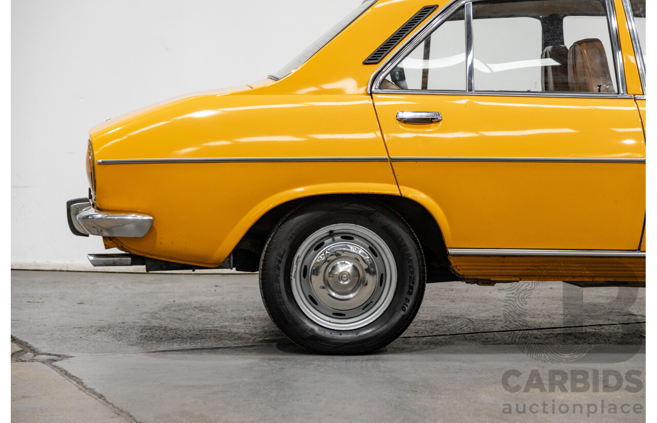 2/1976 Peugeot 504 GL 4d Sedan Yellow 2.0L