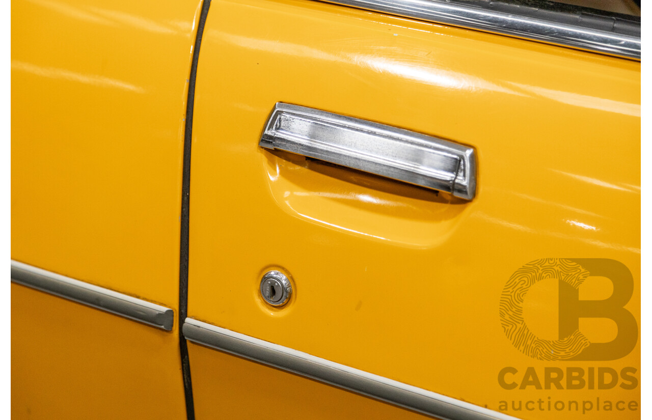 2/1976 Peugeot 504 GL 4d Sedan Yellow 2.0L