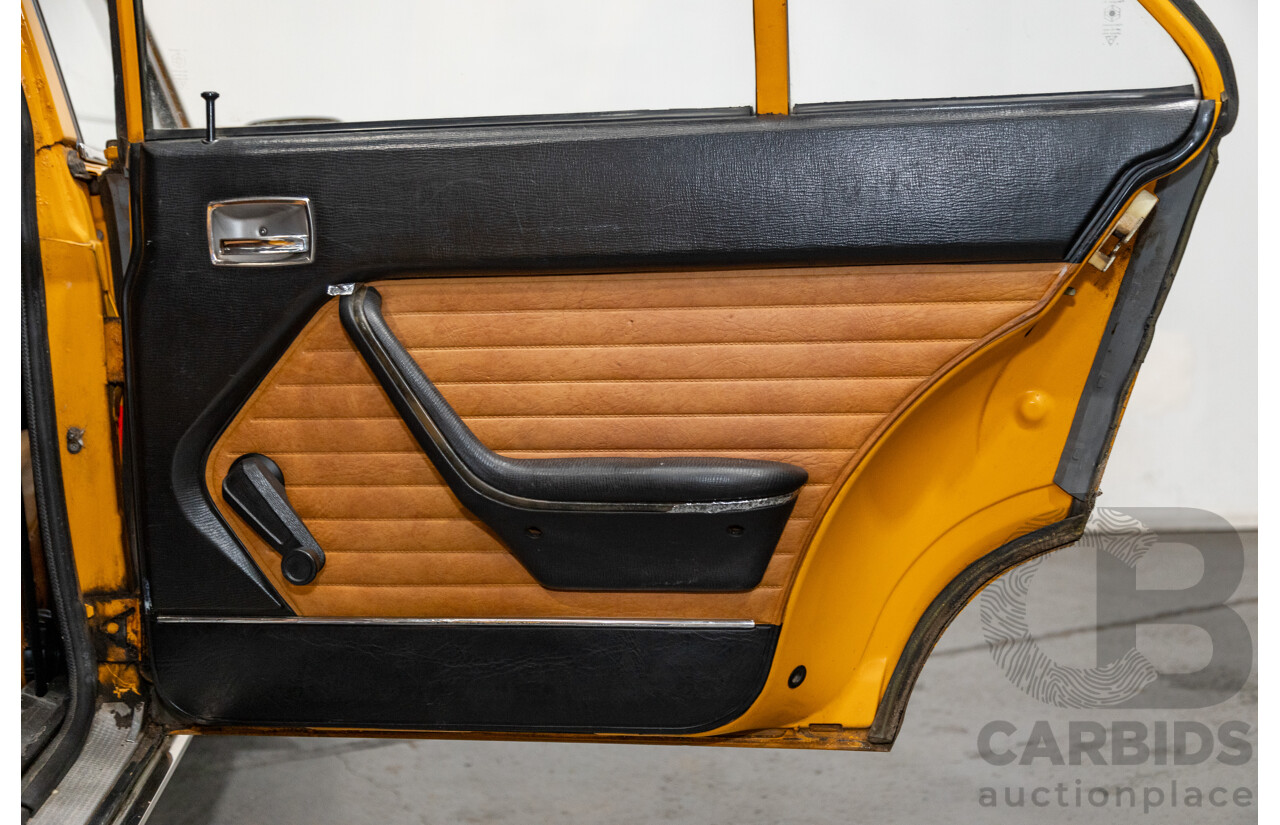 2/1976 Peugeot 504 GL 4d Sedan Yellow 2.0L