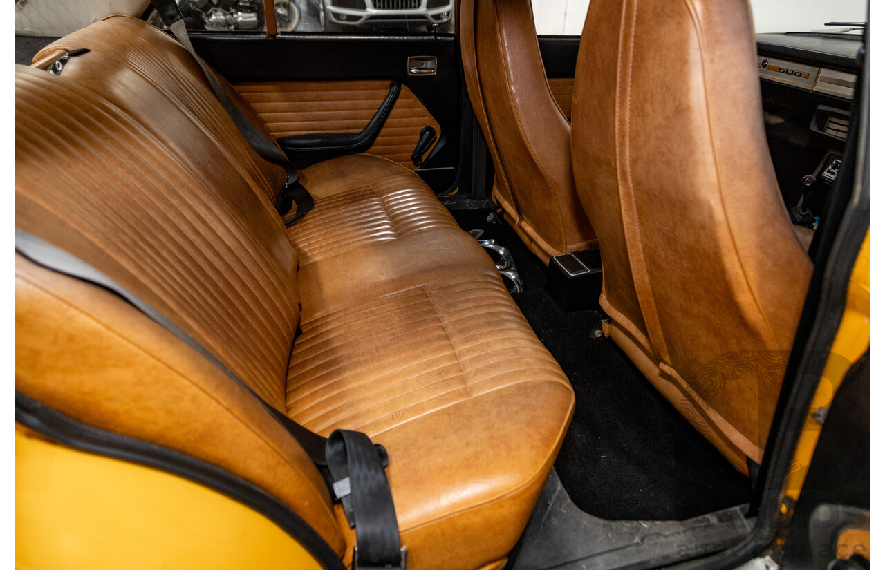 2/1976 Peugeot 504 GL 4d Sedan Yellow 2.0L