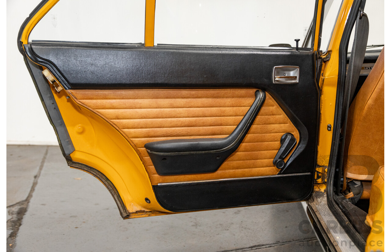 2/1976 Peugeot 504 GL 4d Sedan Yellow 2.0L