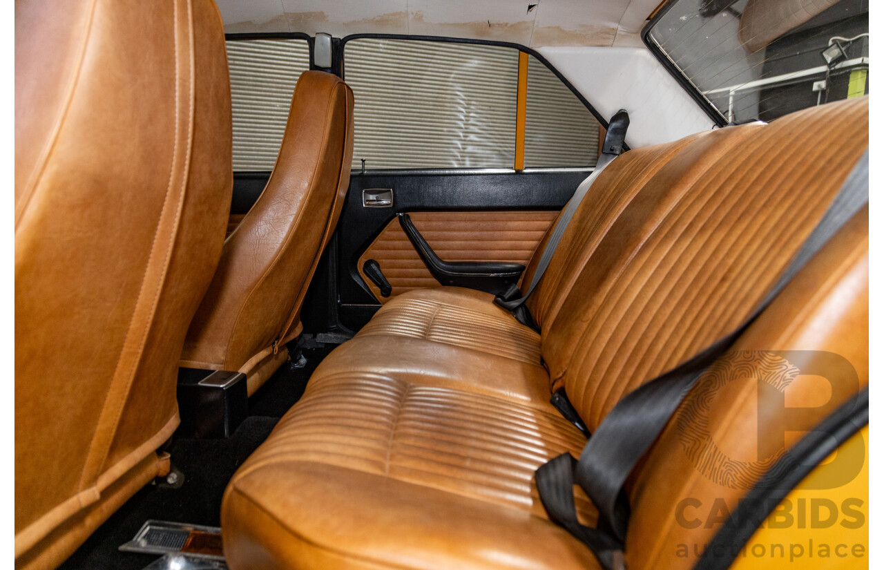 2/1976 Peugeot 504 GL 4d Sedan Yellow 2.0L