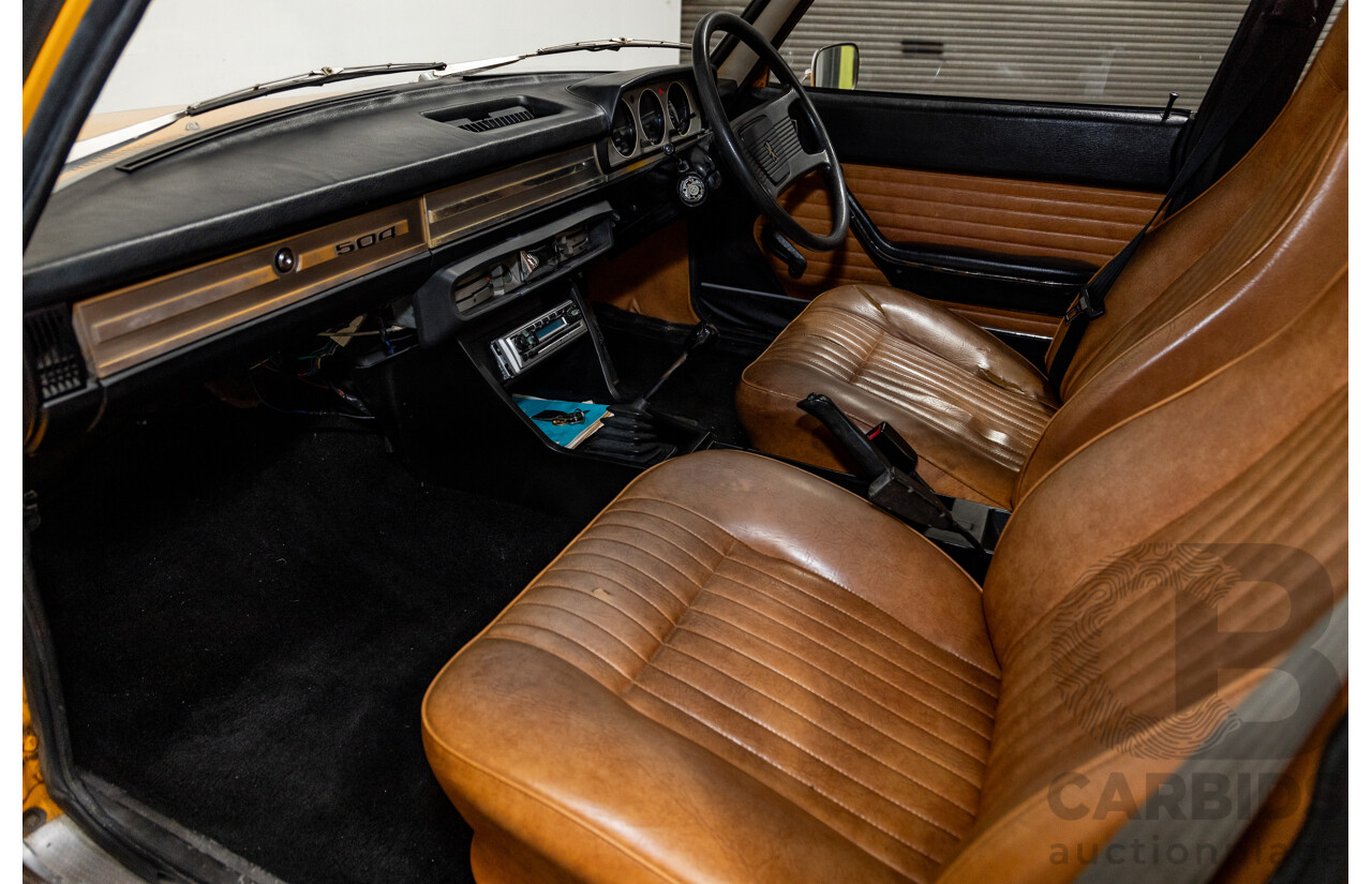 2/1976 Peugeot 504 GL 4d Sedan Yellow 2.0L