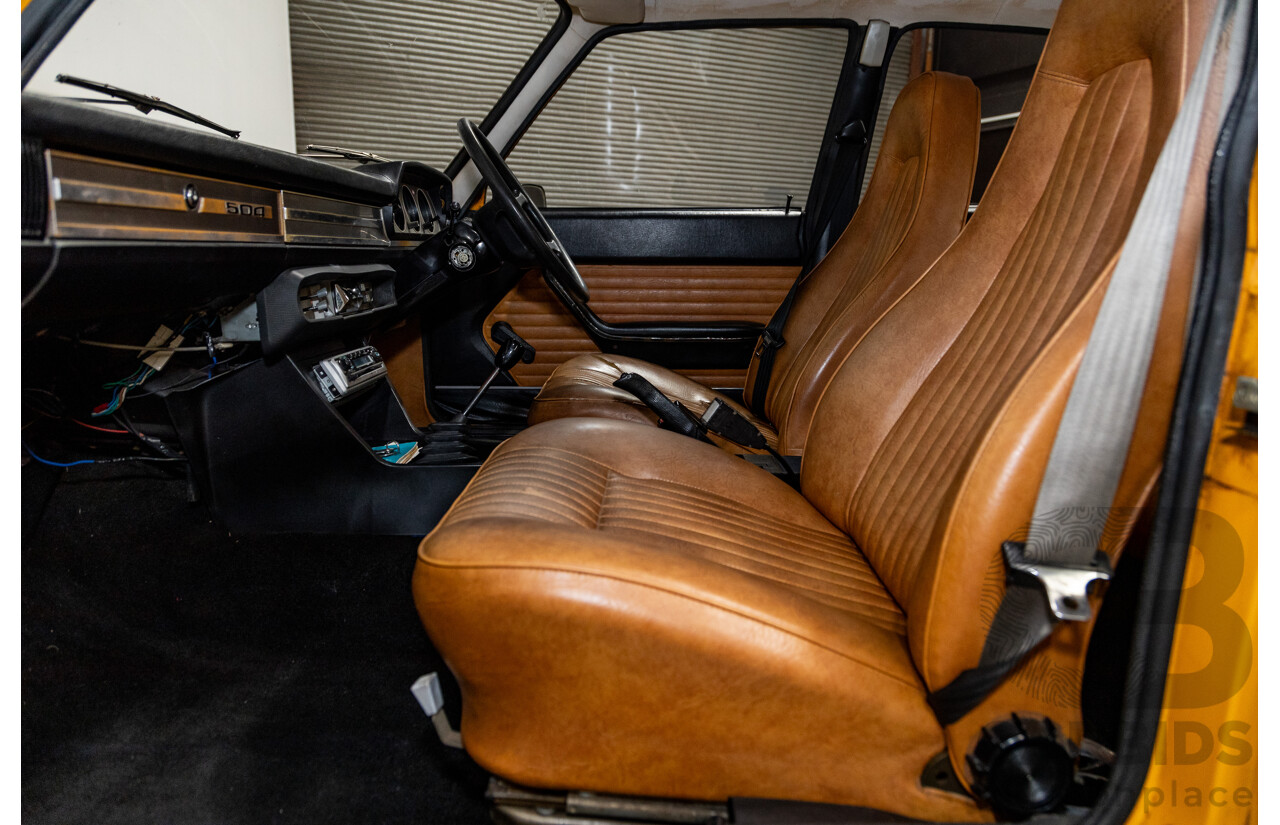 2/1976 Peugeot 504 GL 4d Sedan Yellow 2.0L