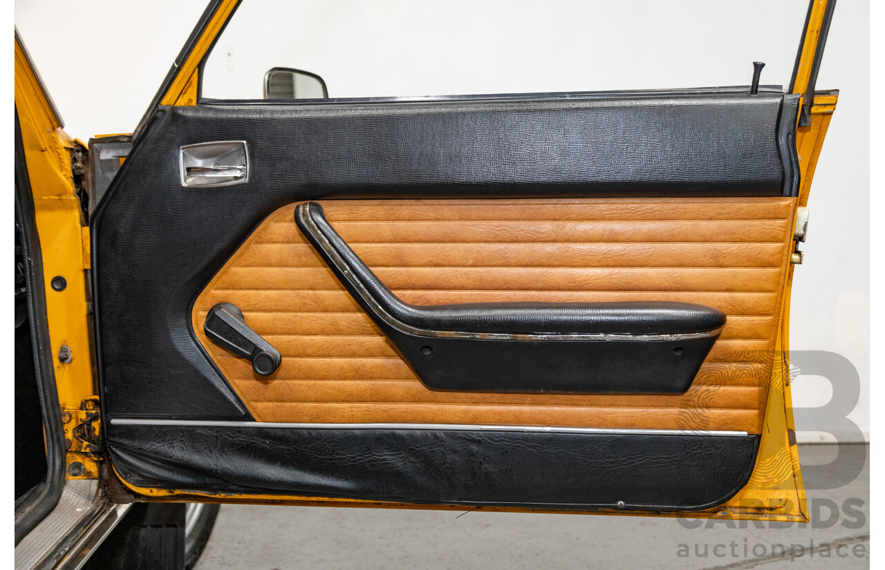 2/1976 Peugeot 504 GL 4d Sedan Yellow 2.0L