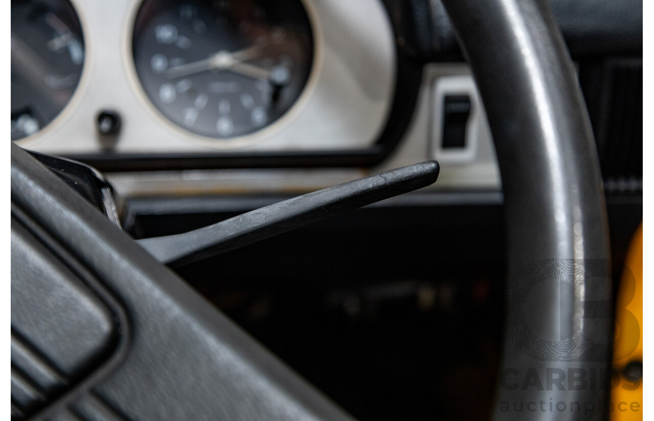 2/1976 Peugeot 504 GL 4d Sedan Yellow 2.0L