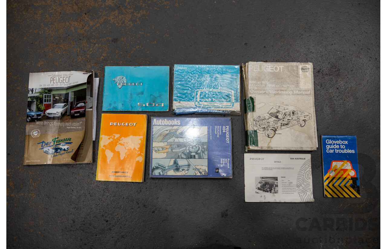 2/1976 Peugeot 504 GL 4d Sedan Yellow 2.0L