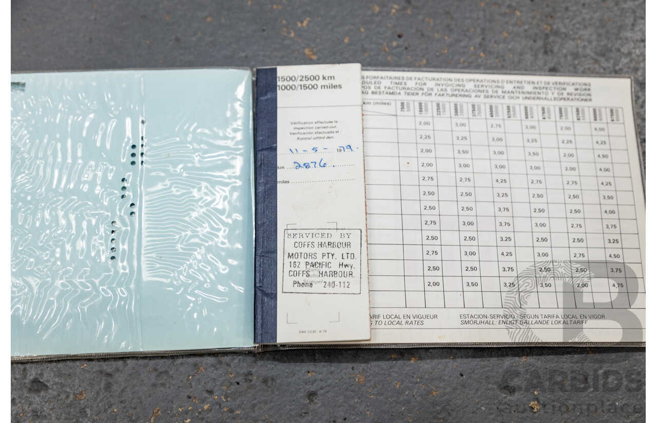 2/1976 Peugeot 504 GL 4d Sedan Yellow 2.0L