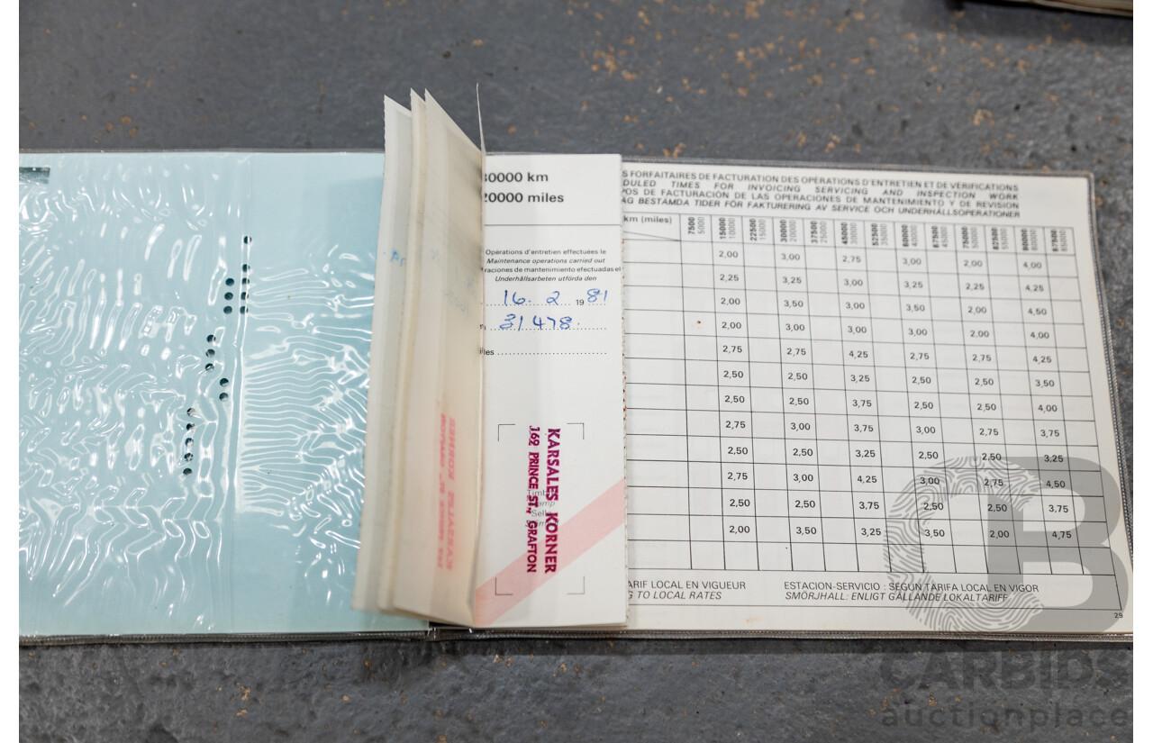 2/1976 Peugeot 504 GL 4d Sedan Yellow 2.0L