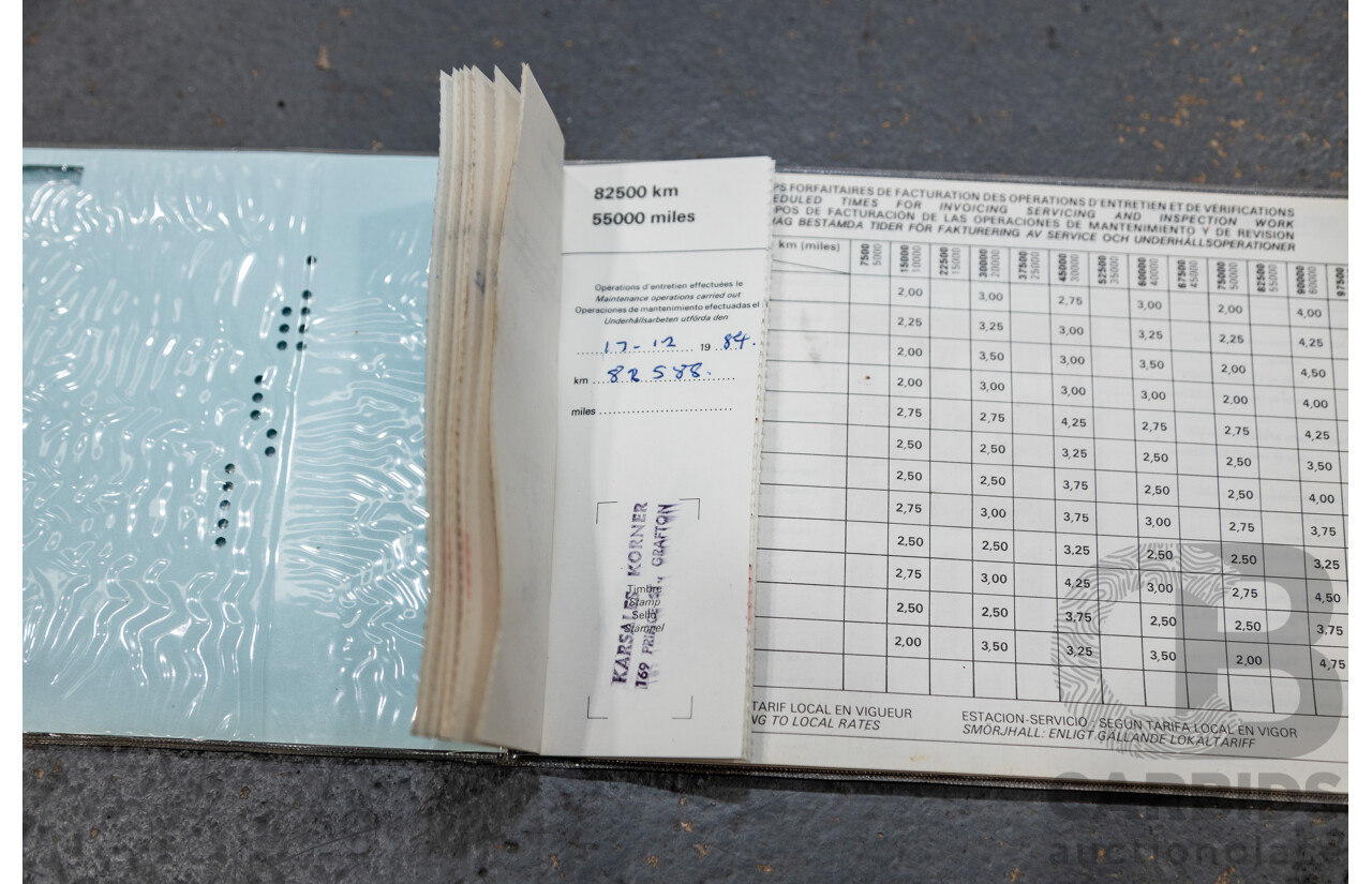 2/1976 Peugeot 504 GL 4d Sedan Yellow 2.0L