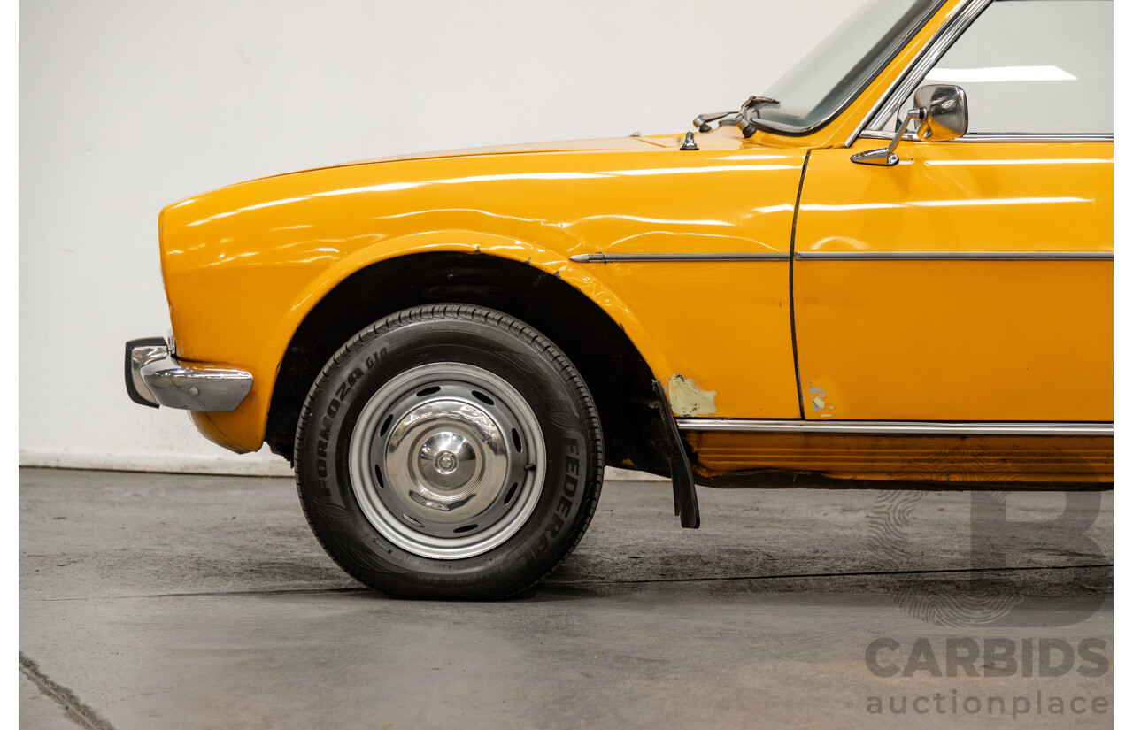 2/1976 Peugeot 504 GL 4d Sedan Yellow 2.0L