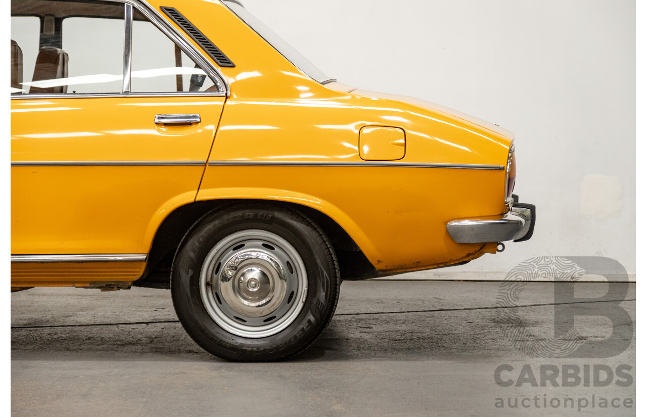 2/1976 Peugeot 504 GL 4d Sedan Yellow 2.0L