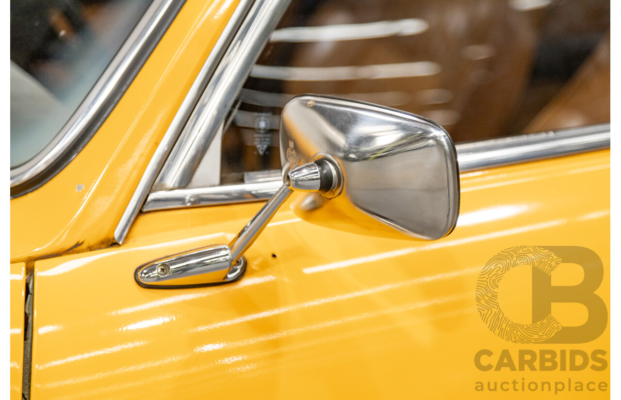 2/1976 Peugeot 504 GL 4d Sedan Yellow 2.0L