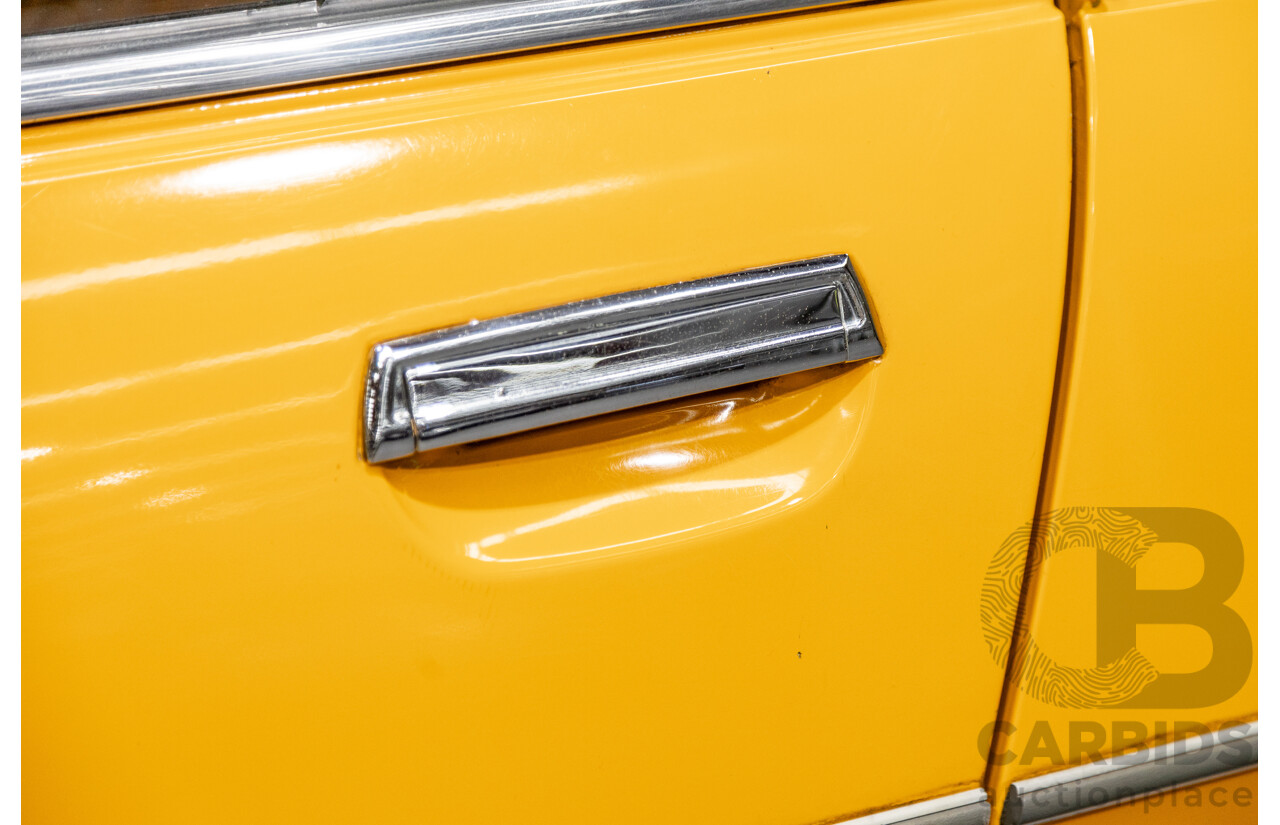 2/1976 Peugeot 504 GL 4d Sedan Yellow 2.0L