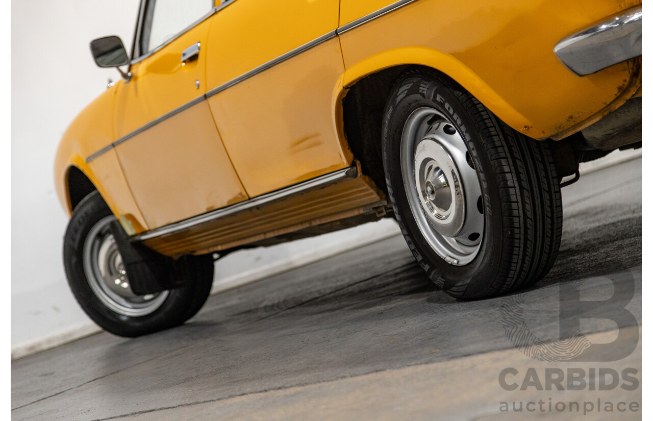 2/1976 Peugeot 504 GL 4d Sedan Yellow 2.0L