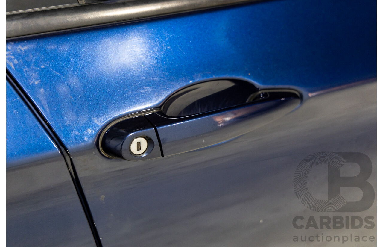 12/2011 BMW X3 Xdrive 20d (AWD) F25 4d Wagon Deep Sea Blue Metallic Turbo Diesel 2.0L