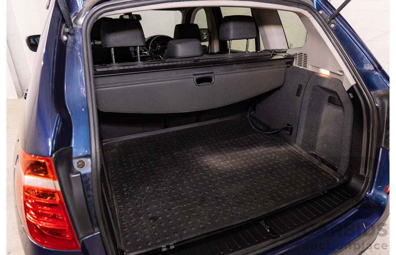 12/2011 BMW X3 Xdrive 20d (AWD) F25 4d Wagon Deep Sea Blue Metallic Turbo Diesel 2.0L