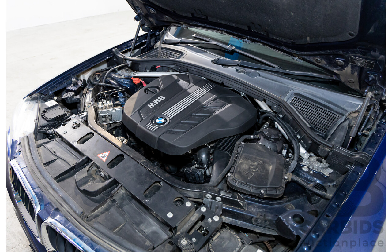 12/2011 BMW X3 Xdrive 20d (AWD) F25 4d Wagon Deep Sea Blue Metallic Turbo Diesel 2.0L