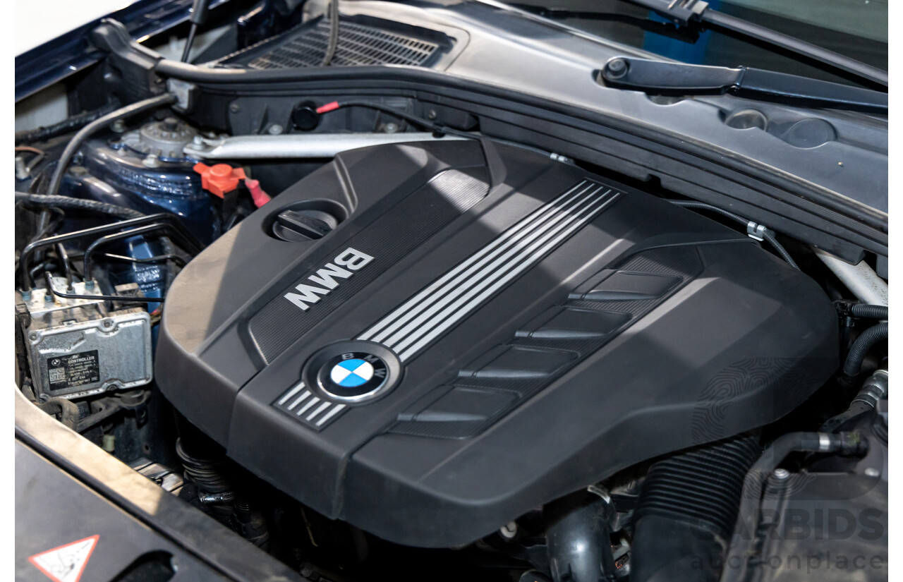 12/2011 BMW X3 Xdrive 20d (AWD) F25 4d Wagon Deep Sea Blue Metallic Turbo Diesel 2.0L