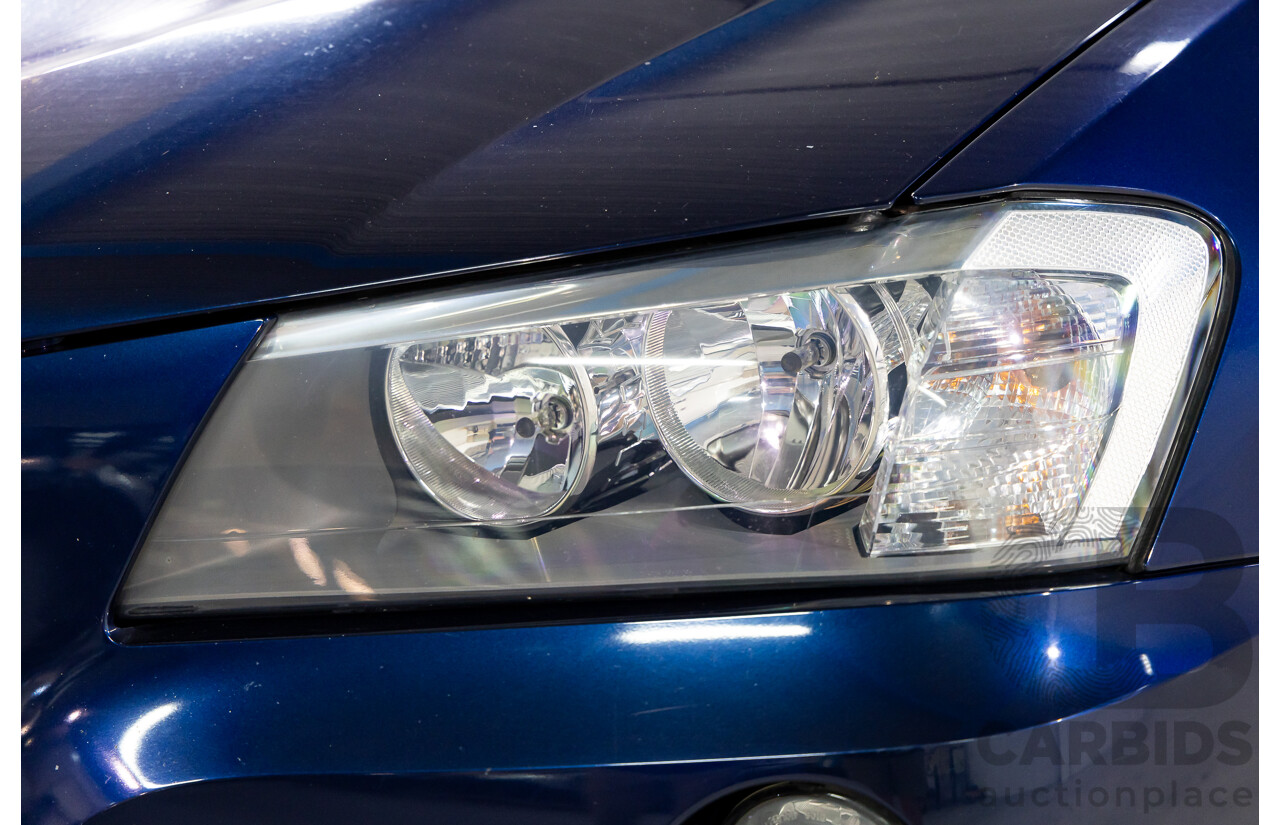 12/2011 BMW X3 Xdrive 20d (AWD) F25 4d Wagon Deep Sea Blue Metallic Turbo Diesel 2.0L