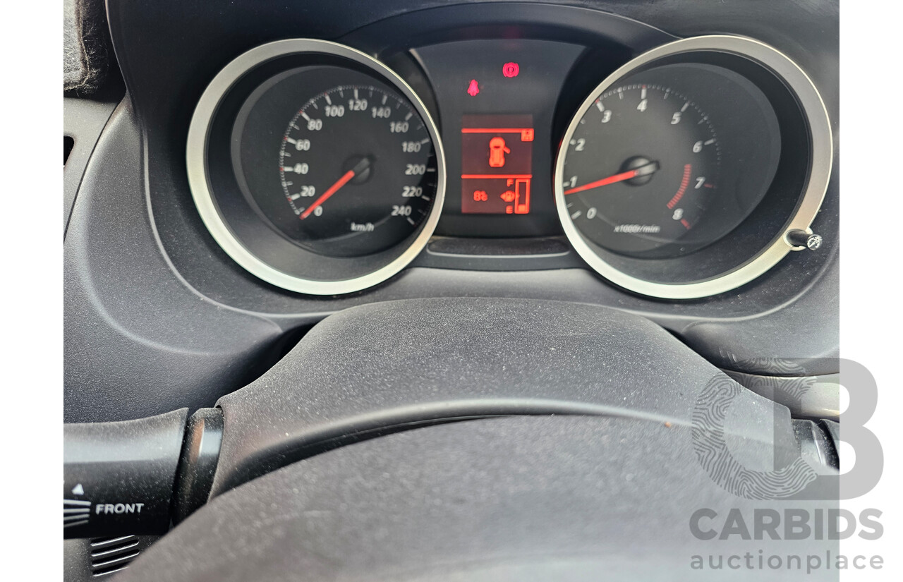 12/2009 Mitsubishi Lancer RX Sportback CJ MY10 5d Hatchback Blue 2.0L