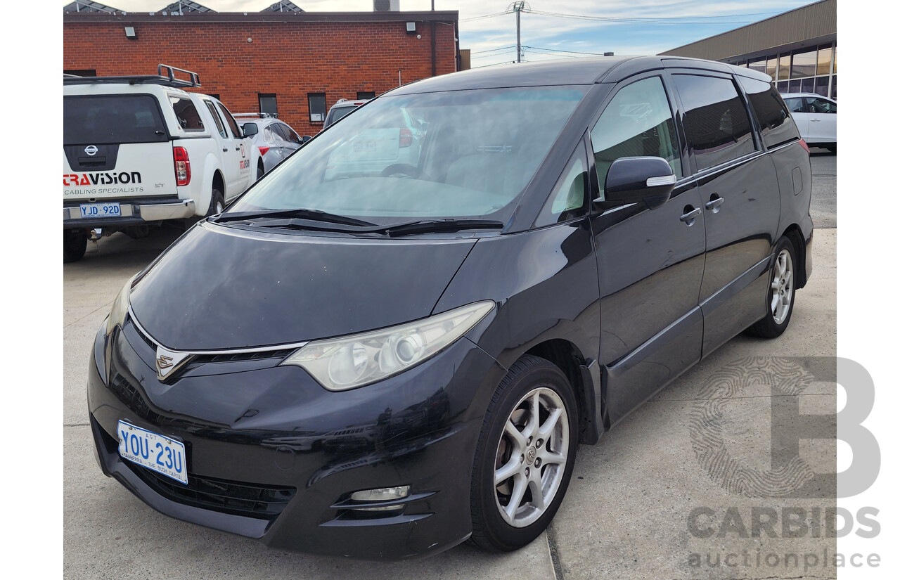6/2007 Imported and modified Toyota Estima Welcab CamperVan ACR50 4d Wagon Black 2.4L