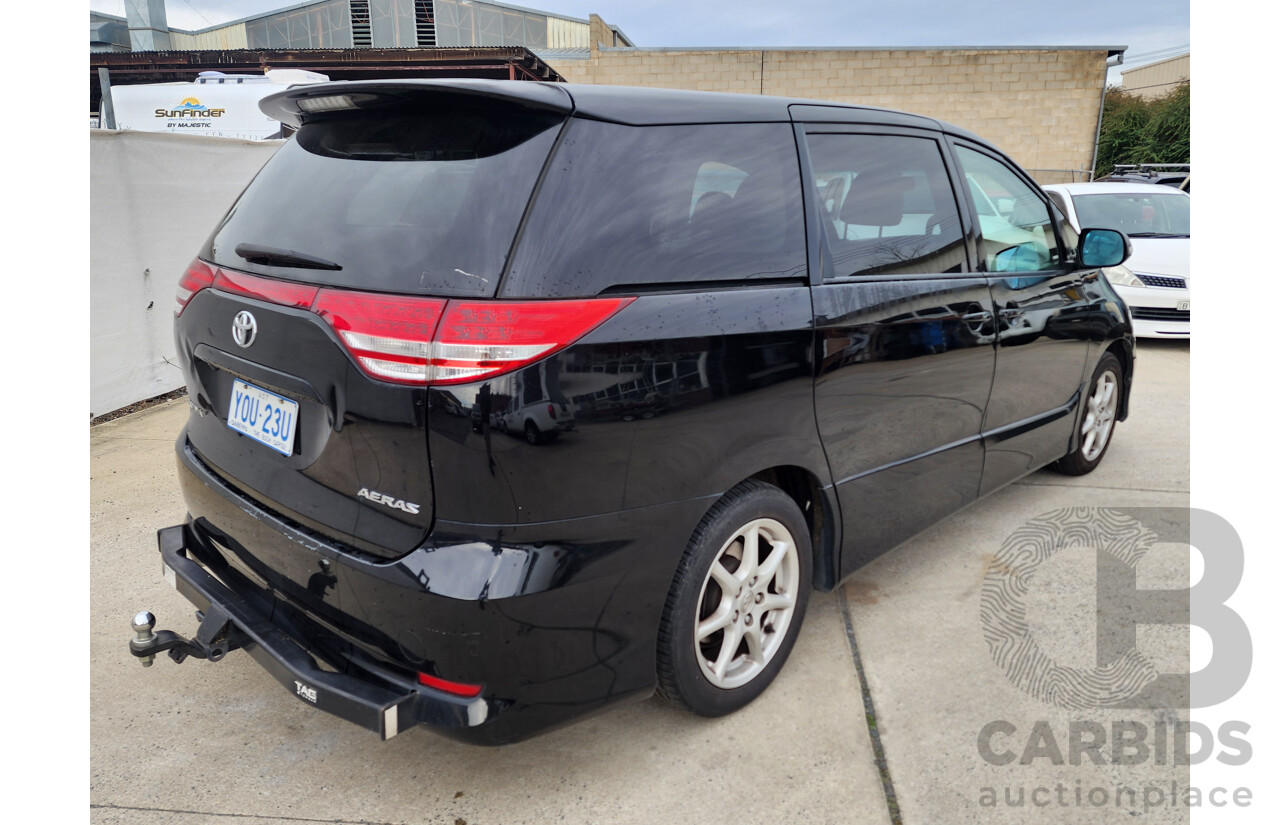 6/2007 Imported and modified Toyota Estima Welcab CamperVan ACR50 4d Wagon Black 2.4L
