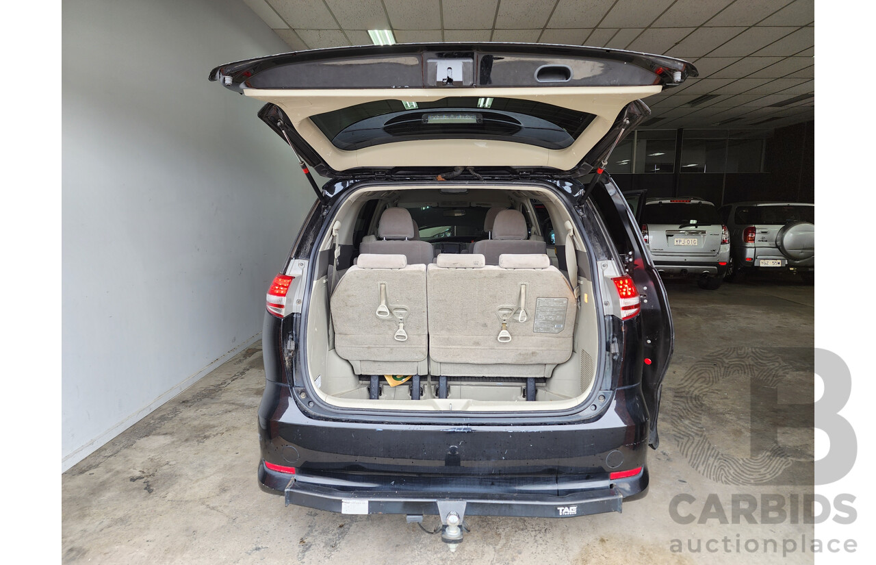 6/2007 Imported and modified Toyota Estima Welcab CamperVan ACR50 4d Wagon Black 2.4L