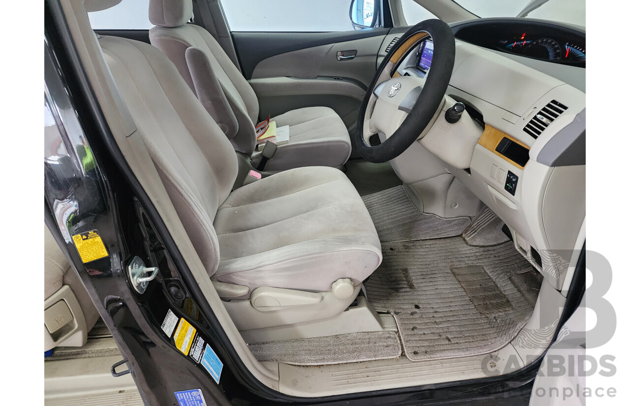 6/2007 Imported and modified Toyota Estima Welcab CamperVan ACR50 4d Wagon Black 2.4L