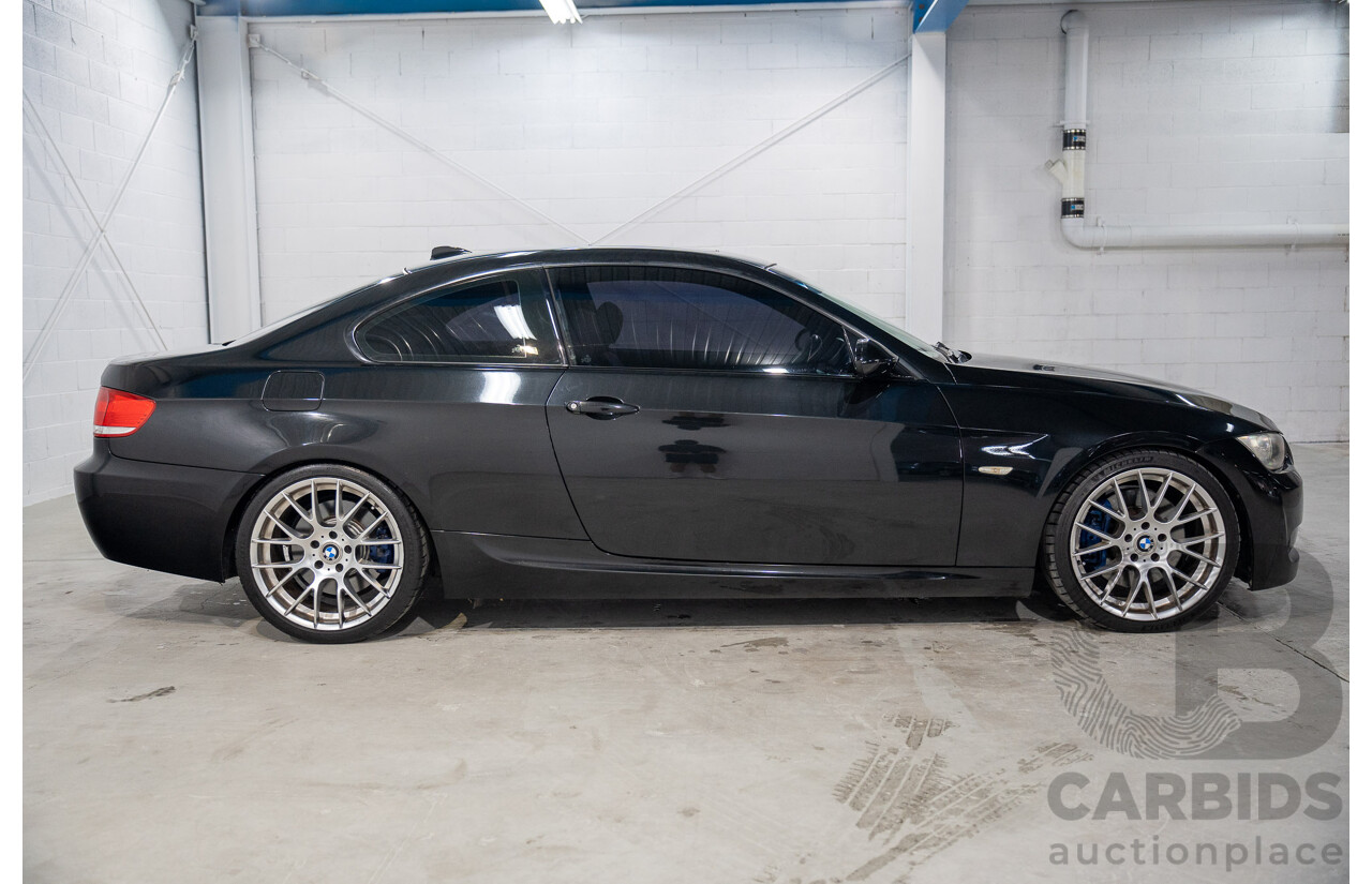 6/2009 BMW 335i M Sport E92 MY09 2d Coupe Black Sapphire Metallic Twin Turbo 3.0L
