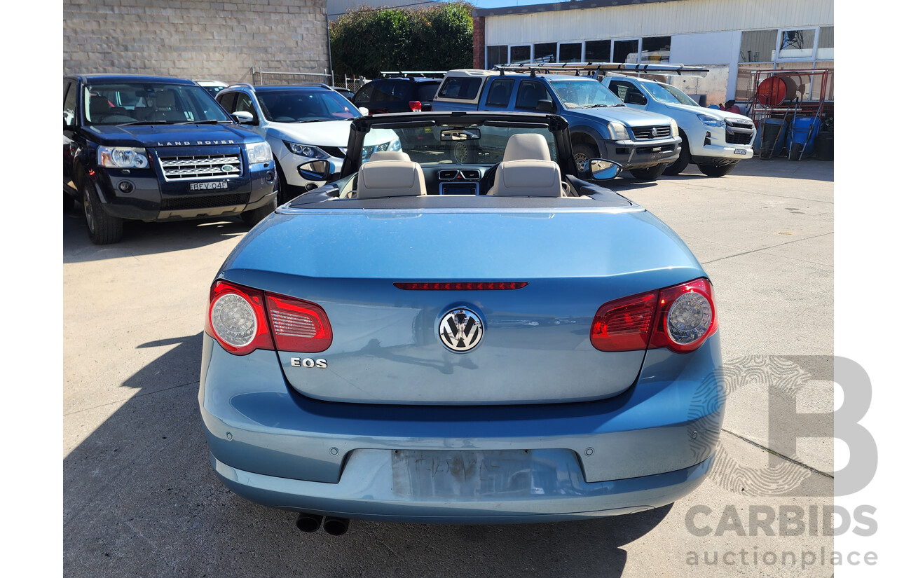 9/2009 Volkswagen EOS 147 TSI 1F MY09 UPGRADE 2d Convertible Blue 2.0L