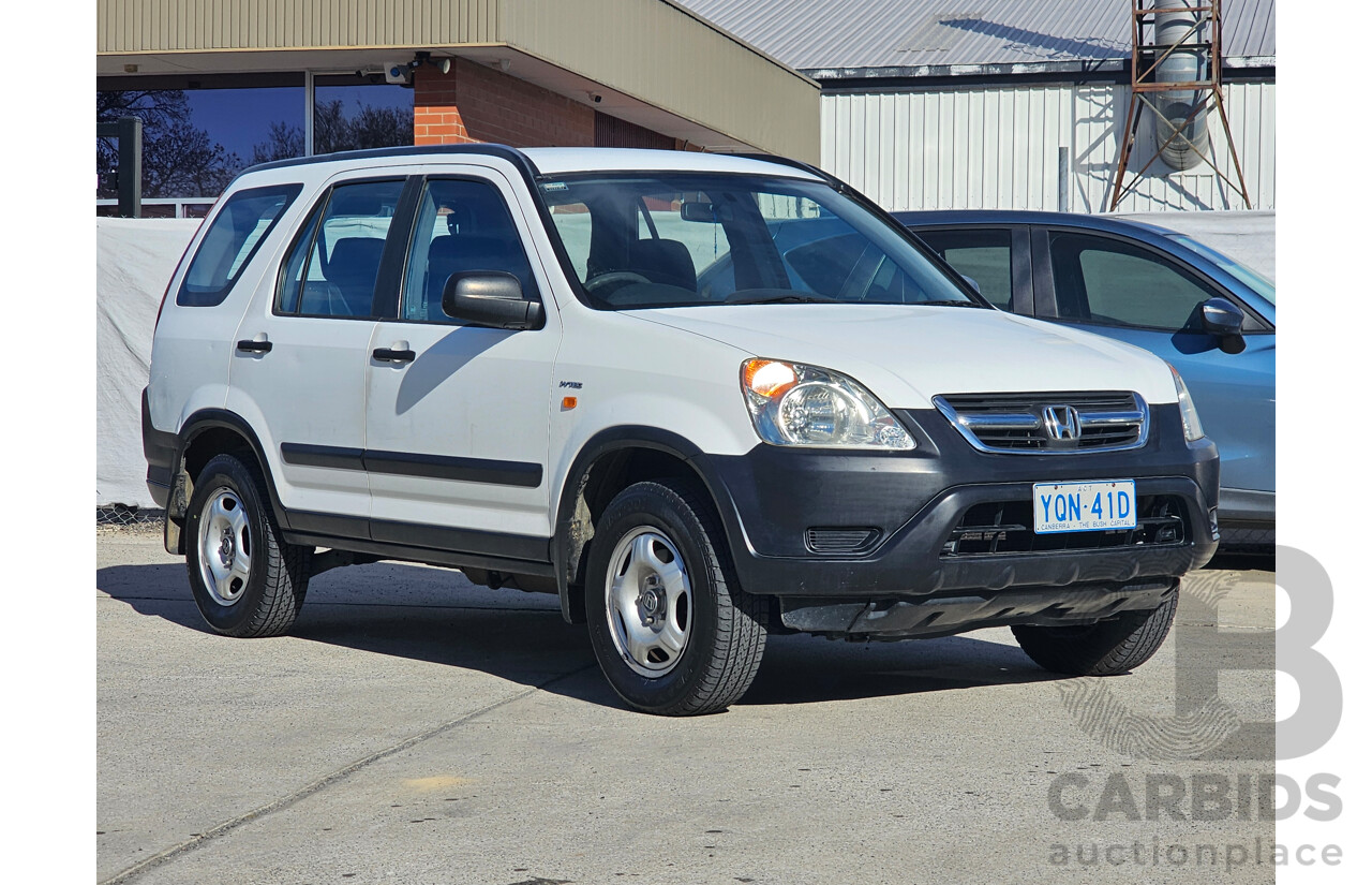 11/2002 Honda CRV (4x4) MY02 4d Wagon White 2.4L