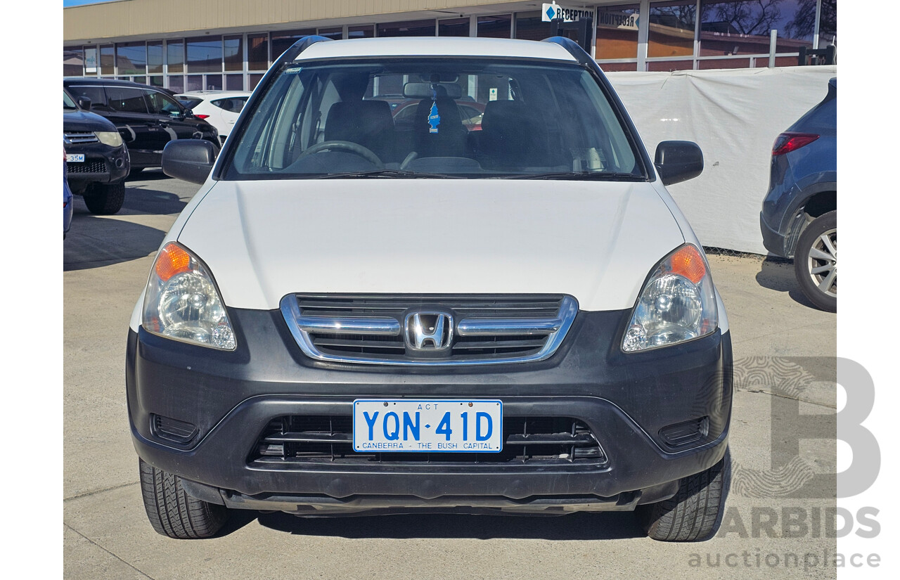 11/2002 Honda CRV (4x4) MY02 4d Wagon White 2.4L
