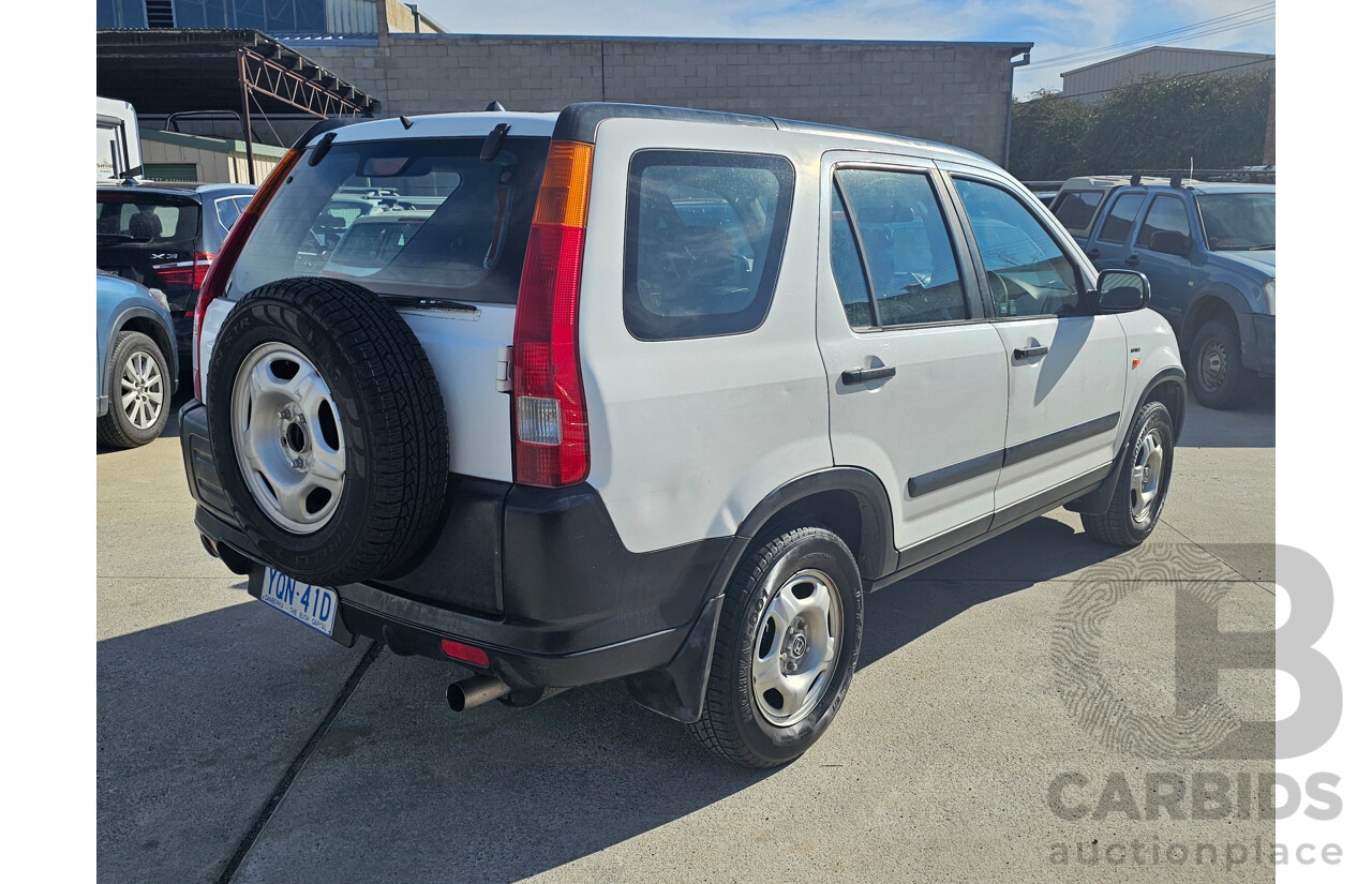 11/2002 Honda CRV (4x4) MY02 4d Wagon White 2.4L