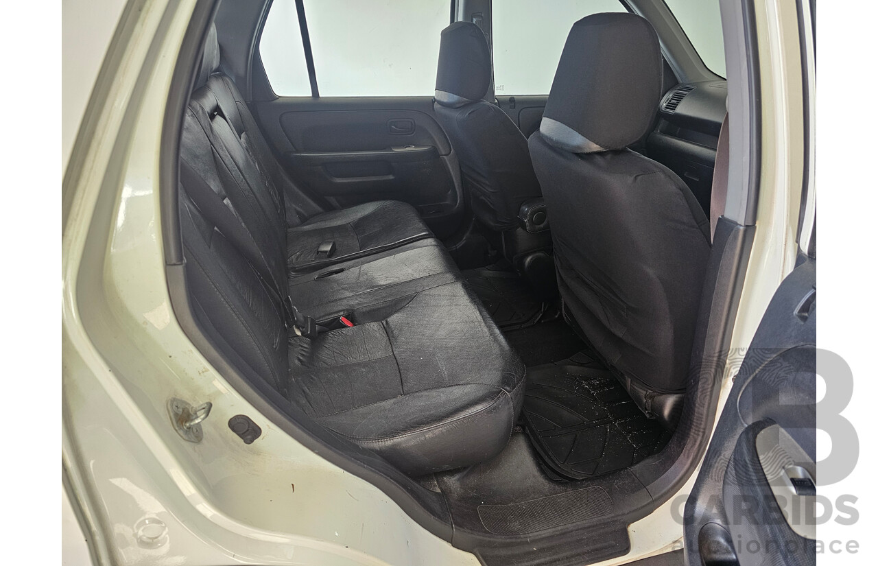 11/2002 Honda CRV (4x4) MY02 4d Wagon White 2.4L