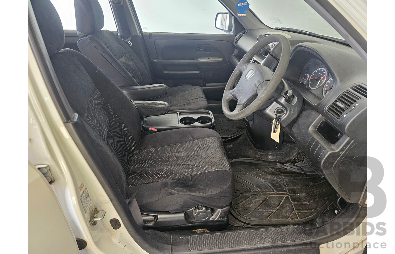 11/2002 Honda CRV (4x4) MY02 4d Wagon White 2.4L