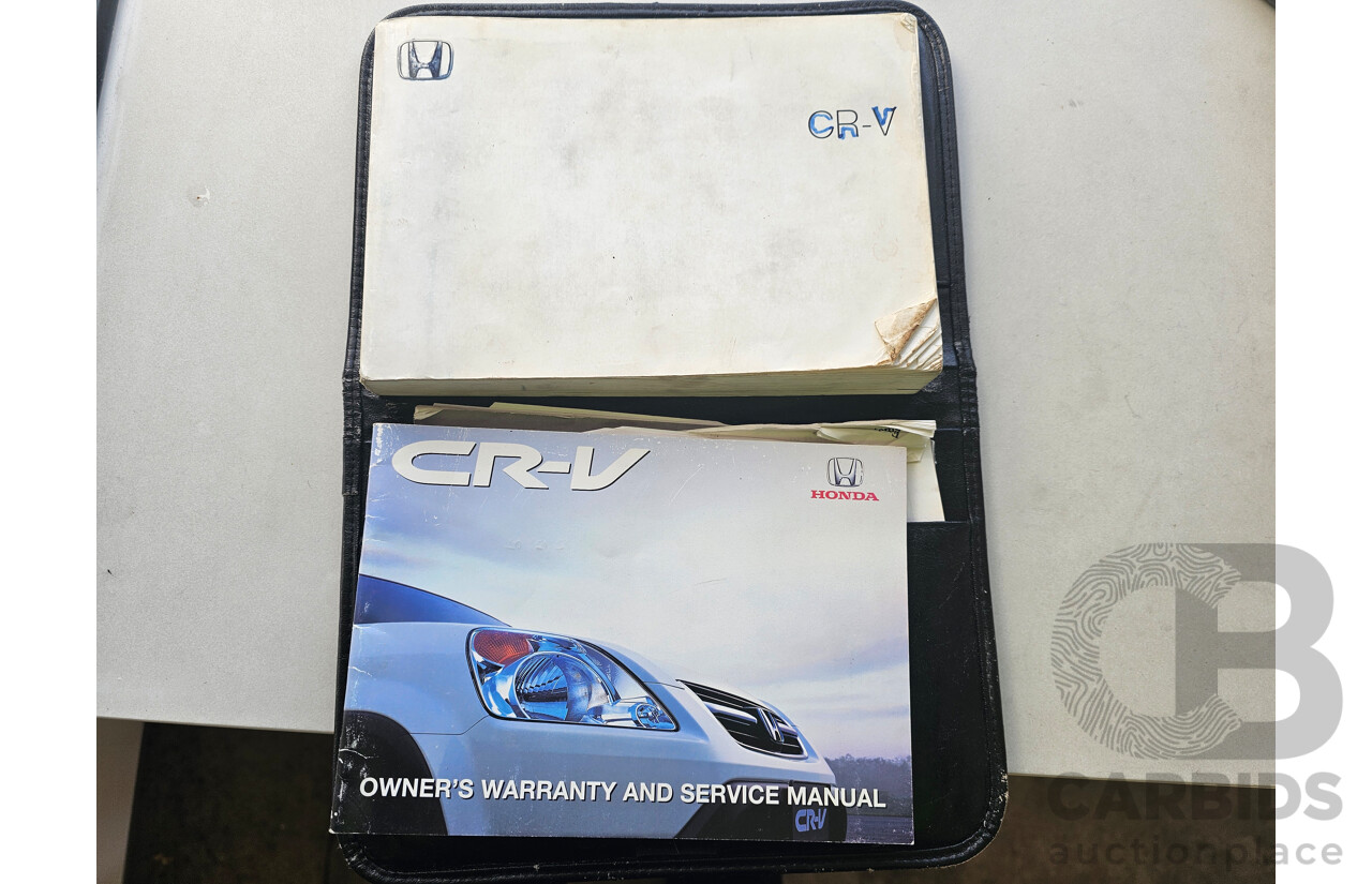 11/2002 Honda CRV (4x4) MY02 4d Wagon White 2.4L