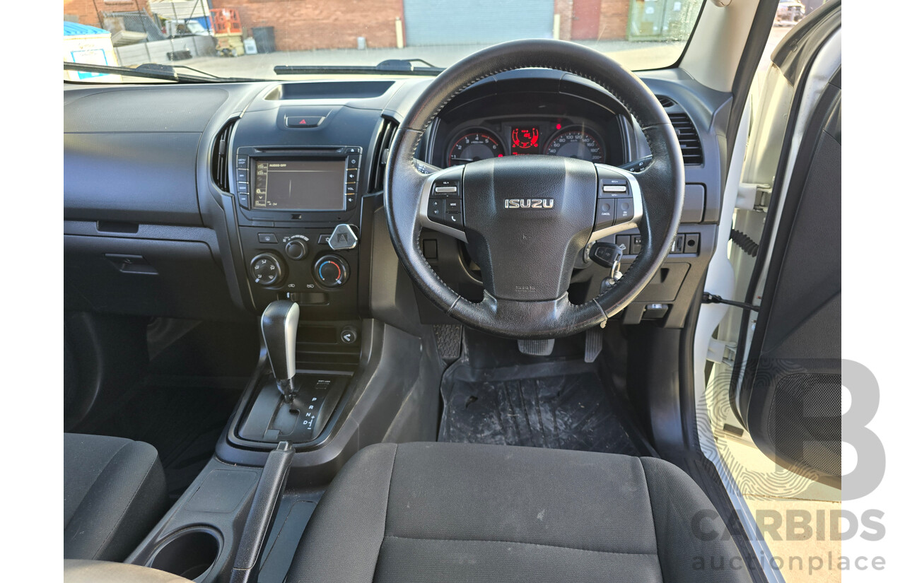 4/2017 Isuzu D-Max SX Hi-Ride TF MY17 Space Cab Utility White Turbo Diesel 3.0L