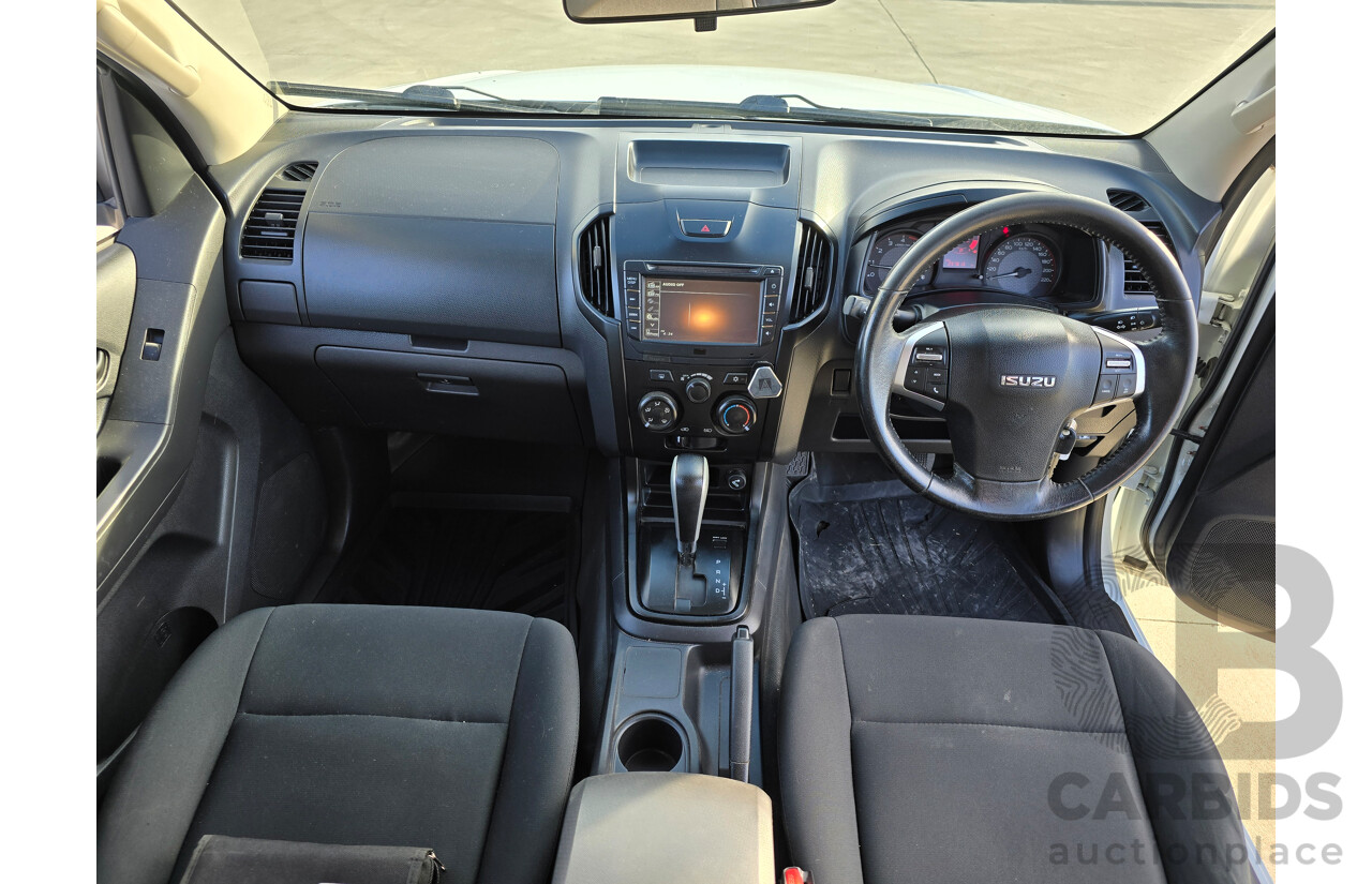 4/2017 Isuzu D-Max SX Hi-Ride TF MY17 Space Cab Utility White Turbo Diesel 3.0L