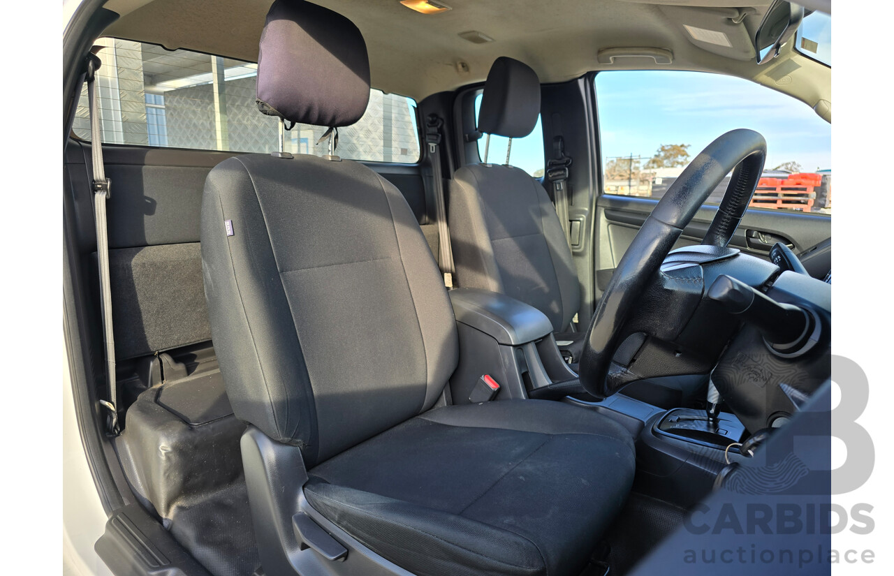 4/2017 Isuzu D-Max SX Hi-Ride TF MY17 Space Cab Utility White Turbo Diesel 3.0L