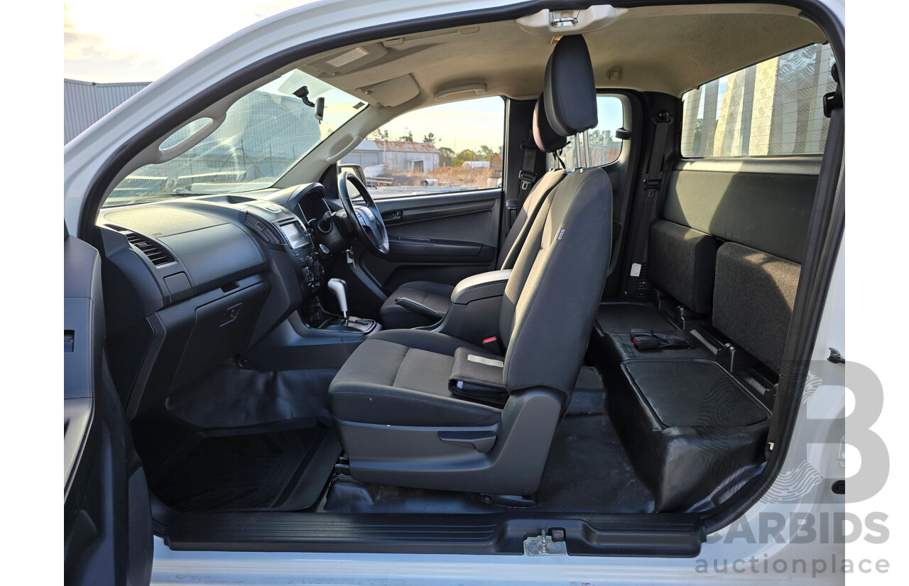 4/2017 Isuzu D-Max SX Hi-Ride TF MY17 Space Cab Utility White Turbo Diesel 3.0L