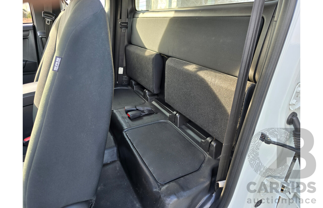 4/2017 Isuzu D-Max SX Hi-Ride TF MY17 Space Cab Utility White Turbo Diesel 3.0L