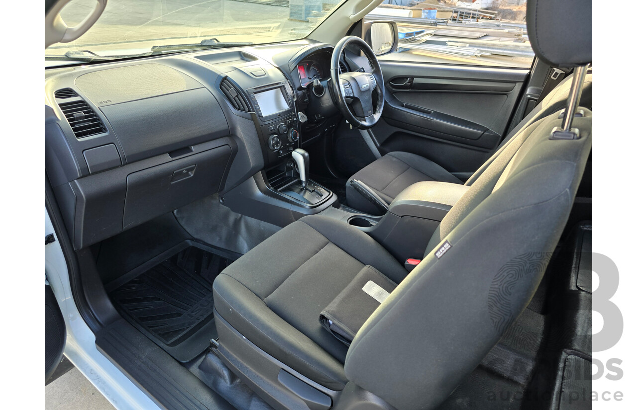 4/2017 Isuzu D-Max SX Hi-Ride TF MY17 Space Cab Utility White Turbo Diesel 3.0L