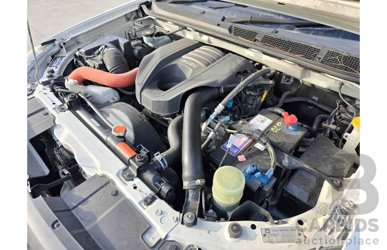 4/2017 Isuzu D-Max SX Hi-Ride TF MY17 Space Cab Utility White Turbo Diesel 3.0L