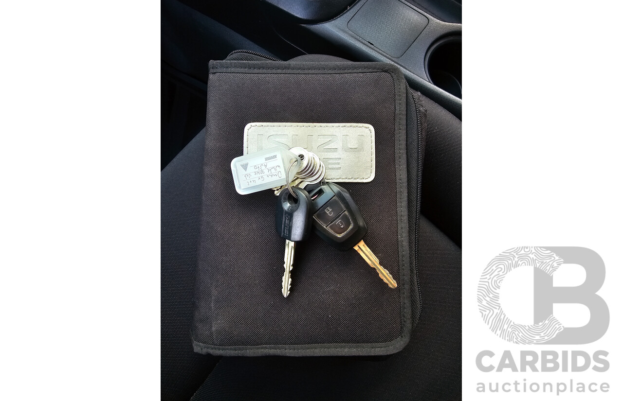 4/2017 Isuzu D-Max SX Hi-Ride TF MY17 Space Cab Utility White Turbo Diesel 3.0L