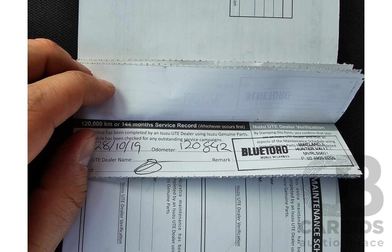 4/2017 Isuzu D-Max SX Hi-Ride TF MY17 Space Cab Utility White Turbo Diesel 3.0L