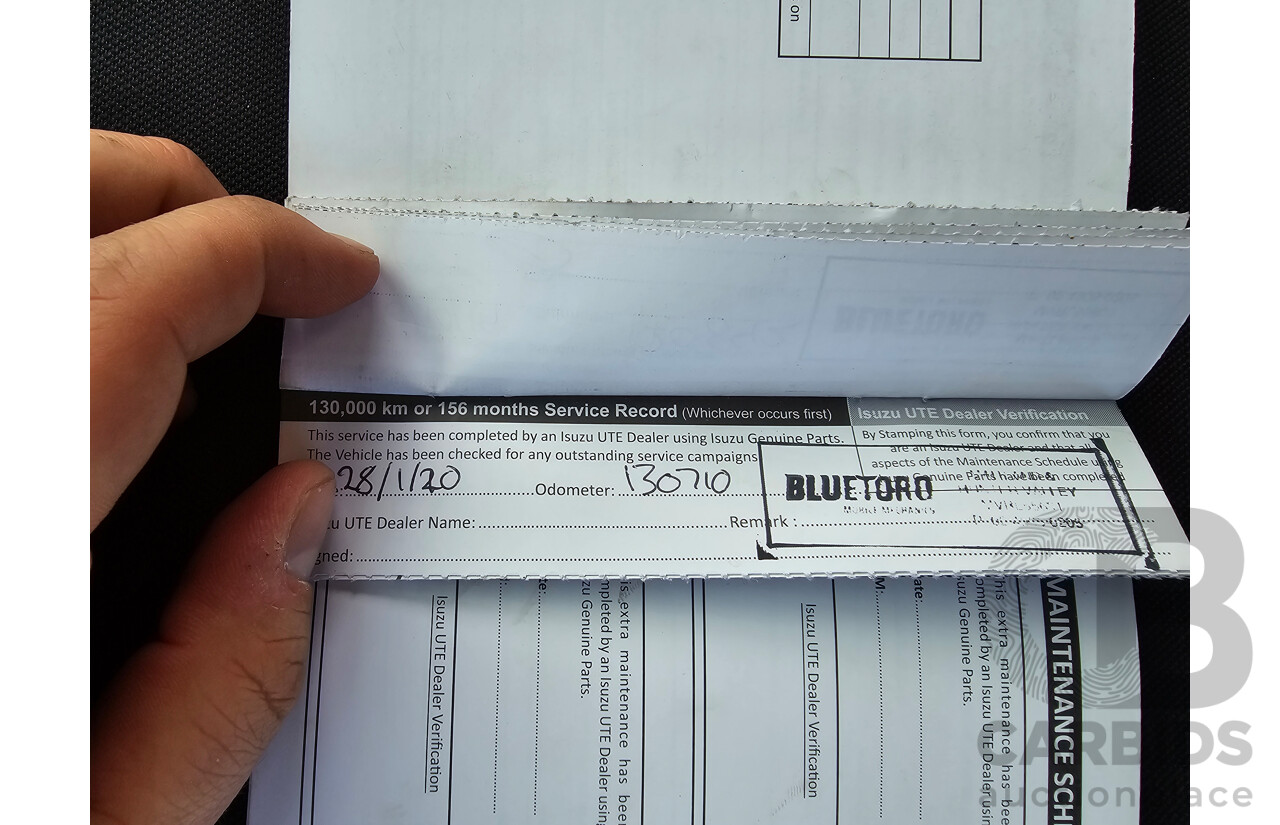 4/2017 Isuzu D-Max SX Hi-Ride TF MY17 Space Cab Utility White Turbo Diesel 3.0L