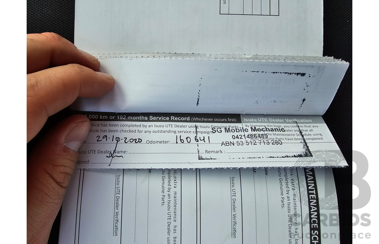 4/2017 Isuzu D-Max SX Hi-Ride TF MY17 Space Cab Utility White Turbo Diesel 3.0L