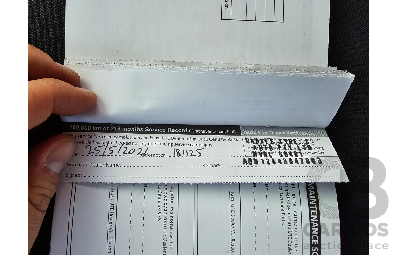 4/2017 Isuzu D-Max SX Hi-Ride TF MY17 Space Cab Utility White Turbo Diesel 3.0L