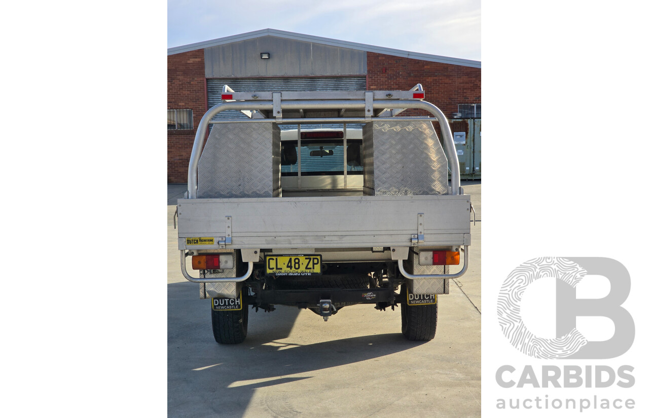 4/2017 Isuzu D-Max SX Hi-Ride TF MY17 Space Cab Utility White Turbo Diesel 3.0L